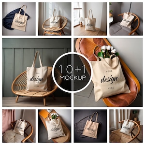 Tote Bag Mockup Bundle, Liberty bags oad113 mockup, Cotton canvas tote bag mockup bundle, shopping bag mockup, printify, printful, etsy