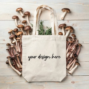 Tote Bag Mockup, Liberty bags oad113 mockup, Cotton canvas tote bag mockup bundle, shopping bag mockup, printify, printful, etsy, fungi