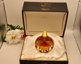 Magie Noire Lancôme (1985) - 37ml pure perfume - Limited edition - crystal bottle - vintage 1980s