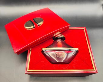 Guerlain Samsara (1988) - Extrait de Parfum de 30 ml - Splash - Frasco vintage de los años 80 - Perfume para mujer