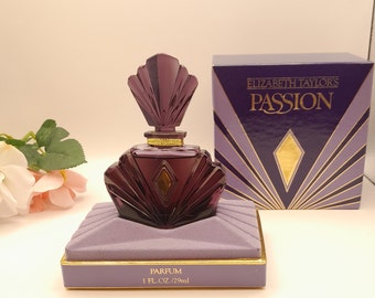 Elisabeth Taylor Passion (1987) - 29ml perfume extract - splash - vintage bottle from the 1980s - Women&#39;s perfume