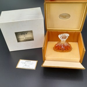 Jean Patou Joy (1982) - 30ml Extrait de Parfum - splash - Limited edition Baccarat crystal - vintage from the 1980s - FREE MINIATURE