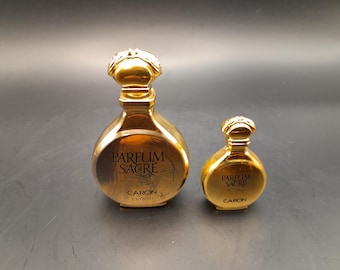 Caron Parfum sacré (1990) - 15ml parfum extract - perfume for women - vintage collector&#39;s bottle from the 1990s - FREE MINIATURE