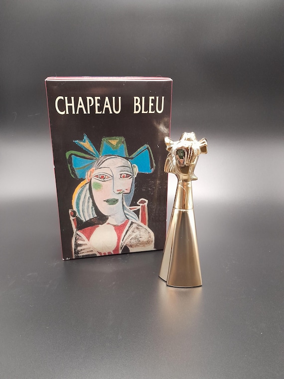 161 南仏 ニース蚤の市購入 香水 マリーナピカソ シャポーブルー 1994年 Marina Picasso Chapeau Bleu Gold Edition (1994) - 50ml Eau De