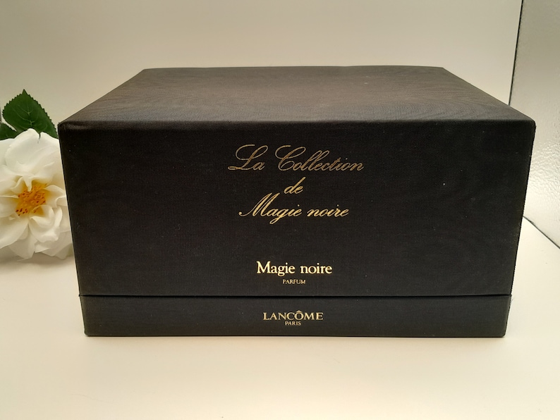 Magie Noire Lancôme 1985 37ml pur parfum Edition limitée flacon cristal vintage des années 1980 image 9