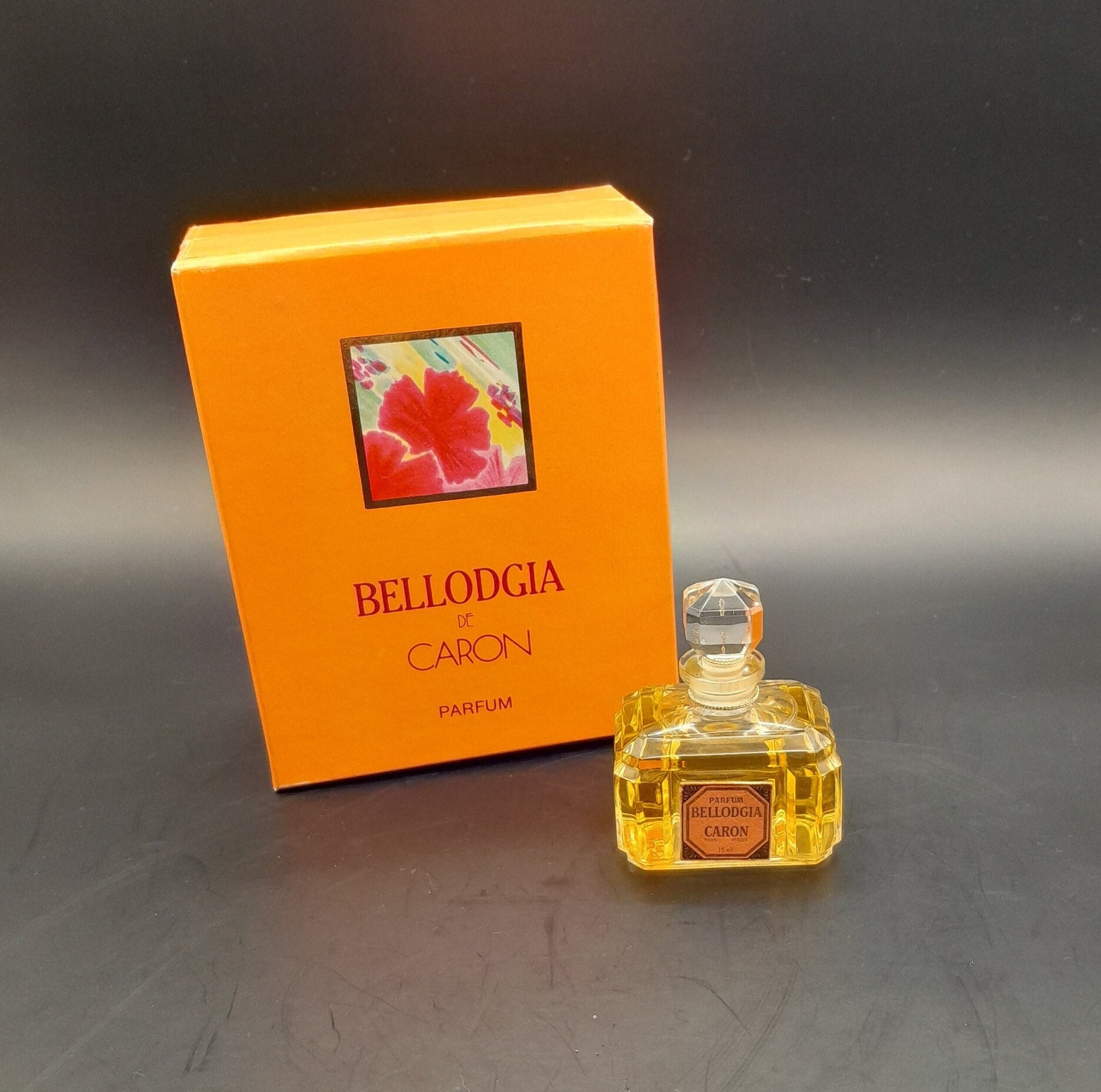 Caron Bellodgia (1980s) - 15ml Perfume Extract - Baccarat Crystal