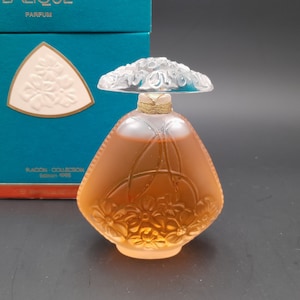 Lalique Jasmin (1995) - 60ml Extrait de Parfum - Limited numbered crystal edition - vintage bottle from the 1990s