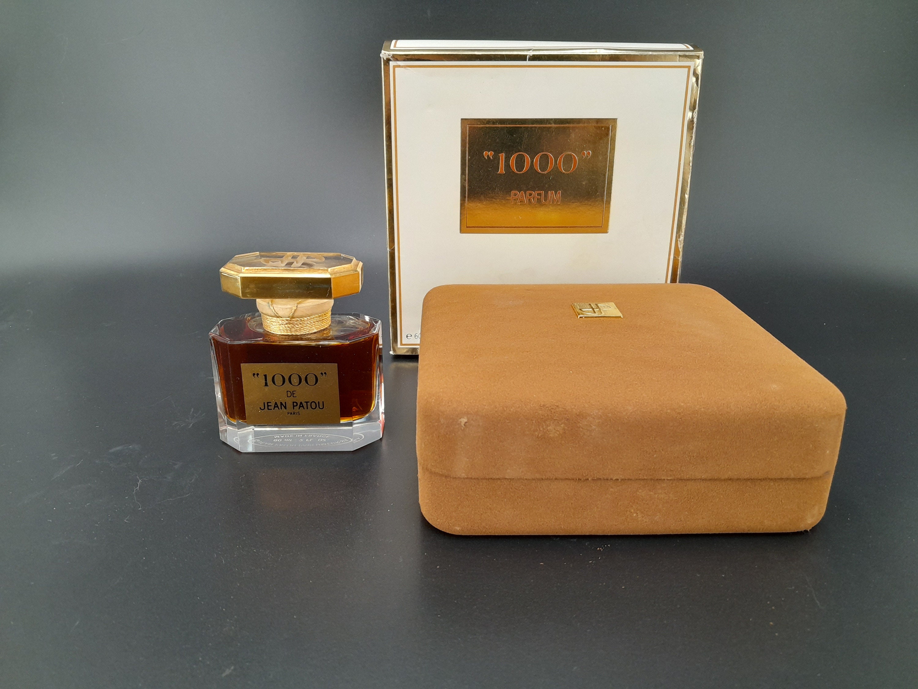 RARE VINTAGE JEAN PATOU EAU de 1000 2oz / 60 ml Eau De