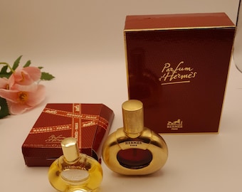 Hermès Parfum d&#39;Hermès (1984) - estratto di profumo da 7,5 ml - sacchetto spray ricaricabile gioiello - vintage anni &#39;80 - MINIATURA GRATUITA