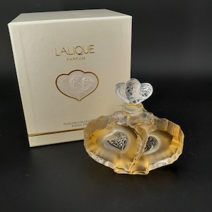 Lalique Deux Coeurs (2004) - 50ml Extrait de Parfum - Limited numbered crystal edition - Vintage collector's item from the 2000s