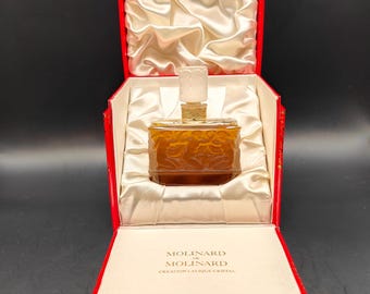 Molinard by Molinard (1979) - 60ml perfume extract - Lalique crystal - Numbered limited edition - Vintage 1970s bottle