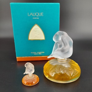Lalique Le Nu (1996) - 90ml Extrait de Parfum - Limited numbered crystal edition - vintage bottle from the 1990s