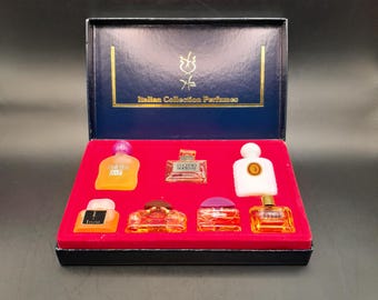 Box of 7 Miniatures - Italian Collection - Krizia / Enrico Coveri
