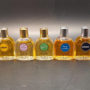 Jean Patou - lote de 5 miniaturas (1984) - 5 x 6 ml Eau de Toilette - frascos miniatura - Perfume de mujer - frascos vintage de los años 80