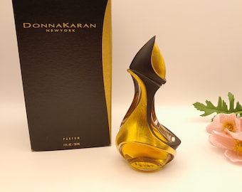 Donna Karan (1992) - 30ml extrait de parfum - splash - édition limitée numérotée - vintage des années 1990 - MINIATURE OFFERTE