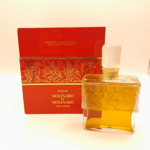 Molinard de Molinard (1979) - 60ml extrait de parfum - cristal Lalique - Edition limitée numérotée - flacon vintage des années 1970