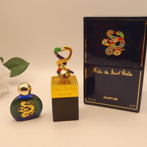 Niki de Saint Phalle (1982) – 15 ml Parfümextrakt – Erstausgabe – Vintage-Sammlerflasche aus den 1980er Jahren – KOSTENLOSE MINIATUR
