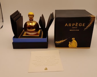 Arpège Lanvin (1999) Reflets d'or - Perfume puro 15 ml - Edición limitada - Vintage años 90 - Frasco de coleccionista