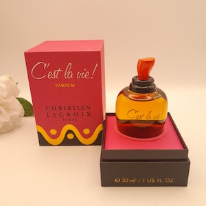 Christian Lacroix C'est la vie (1990) - 30ml perfume extract - splash - vintage bottle from the 1990s - women's perfume