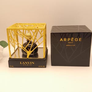 Arpège Lanvin (1998) Jardin d'Or - 15ml extrait de parfum - Limited numbered edition - vintage 1990s - collector's bottle