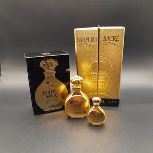 Caron Sacred Parfum (1990) - 15ml perfume extract - perfume for women - vintage collector's bottle from the 1990s - FREE MINIATURE