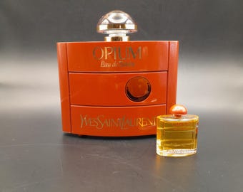 Yves Saint Laurent Opium - 120ml Eau de toilette - splash - vintage bottle from the 1990s - perfume for women - FREE MINIATURE
