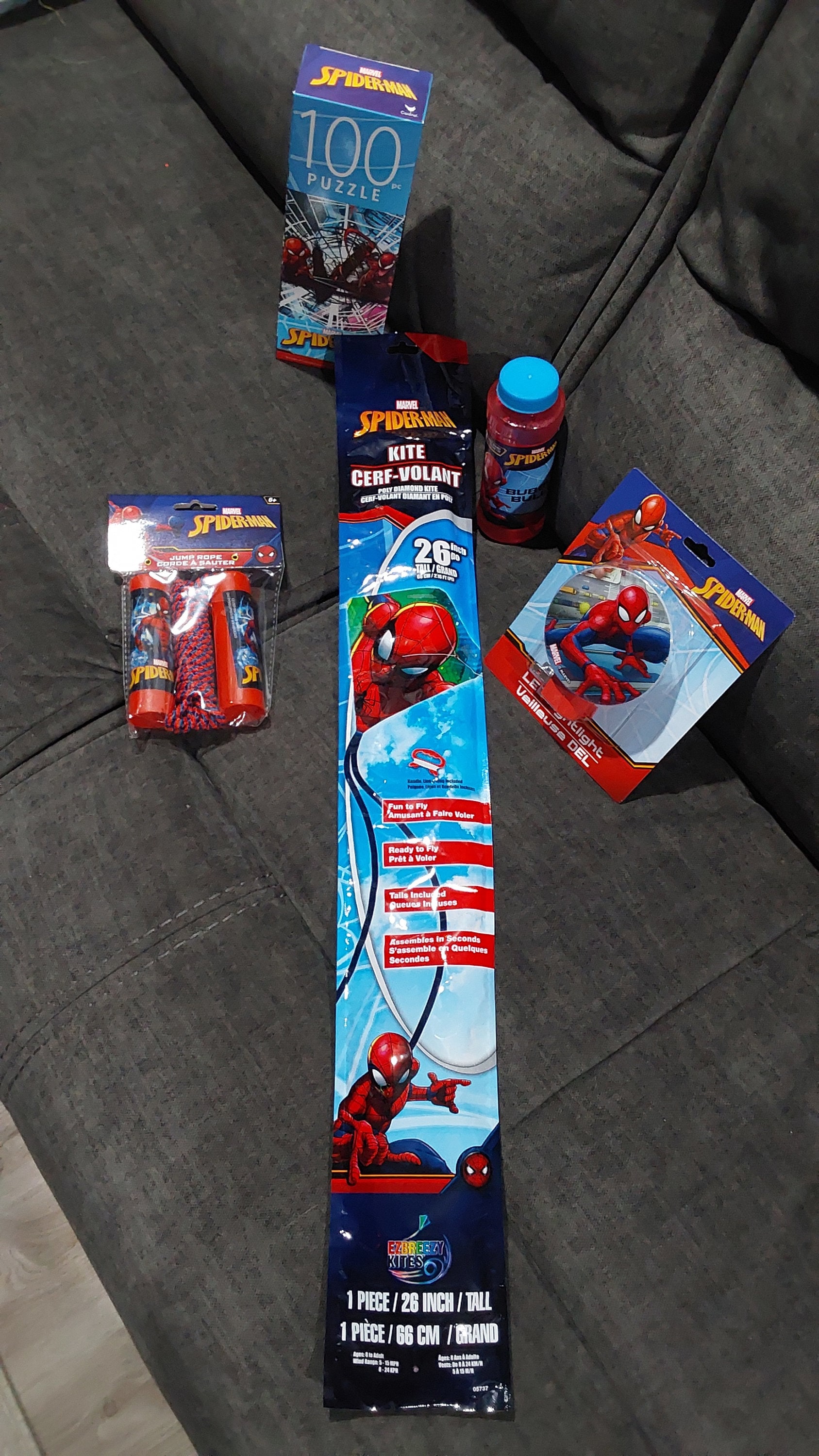 Spiderman Bundle 2, Spiderman Toys, Bubbles, Jumprope, Spiderman Activity 