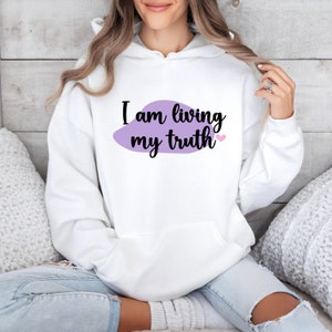 Sie sind genug Hoodie, Hoodie für psychische Gesundheit, Hoodie für liebe Person, Person hinter mir, Inspiration Geschenk, Motivations Hoodie, Zitat Hoodie