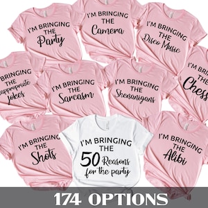 Custom Birthday Party Shirts: &quot;I&#39;m Bringing The...&quot; Matching Group Tees