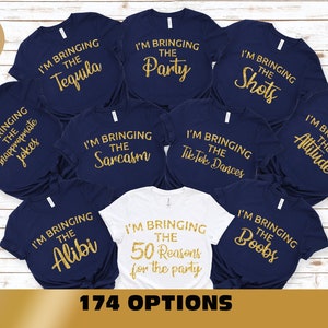 Birthday Party Shirts: Funny &quot;I&#39;m Bringing...&quot; Quotes
