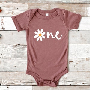 Daisy First Birthday Outfit Girl: Wild One Romper image 1
