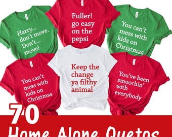 Christmas Movie Quote Shirt, Funny Xmas Group Tees