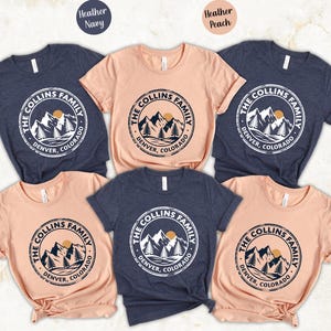 Mountain Vacation Shirt, Personalized Family Shirt, Family Camping Shirt, Custom Family Vacation Shirts, Family Vacation Shirt,Camping Shirt