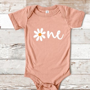 Daisy First Birthday Outfit Girl: Wild One Romper image 3