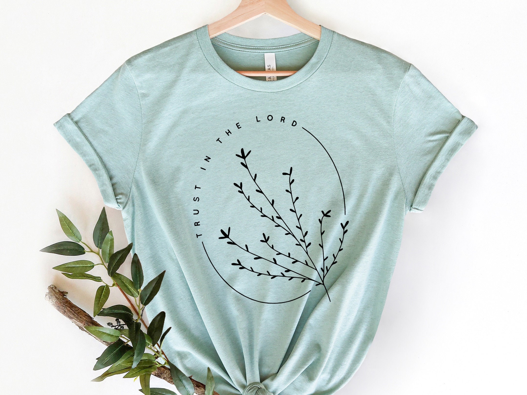 Trust In The Lord Shirt, Religious Shirt, Faith Shirt, Christian Gift, Gift For Christian,Sunday Church Shirt