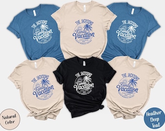Personalized Myrtle Beach Family Trip Shirts: Custom Vacation Tees
