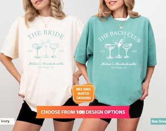 Bach Club Bachelorette Party Shirts: Comfort Colors Social Club Tee