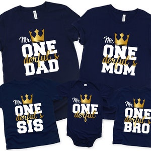 1st Birthday Boy Shirt, Mr ONEderful First Birthday One Year Old, Boys TShirt,