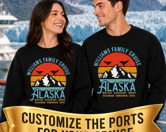 Personalized Alaska Cruise T-Shirt: Family Vacation Matching Shirts