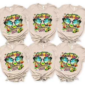 Girls Trip Jamaica 2025, Jamaica Matching, Jamaica Vacation Shirts, Family Matching Shirt,Jamaica Birthday Crew 2025 Shirt, Jamaica Shirt
