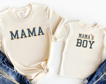 Mama and Mama’s Boy Matching Shirt and Bodysuit  , Mommy and Son Outfit,