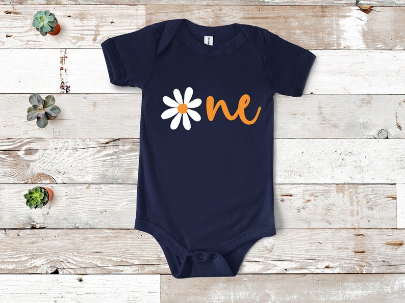 Daisy First Birthday Outfit Girl: Wild One Romper image 4