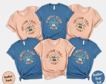 Customizable Camp Shirt: Personalized Camping Friend Gift