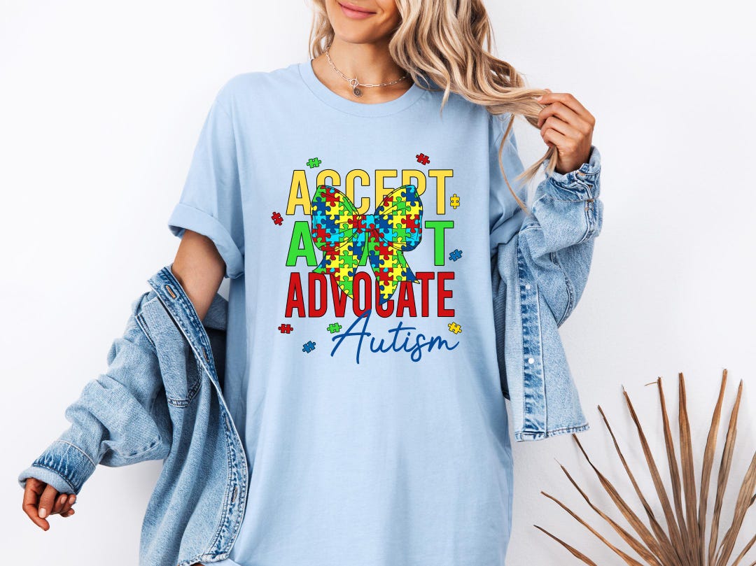 Accept Adapt Advocate Autism Shirt, Autism Awareness Shirt, Support ...