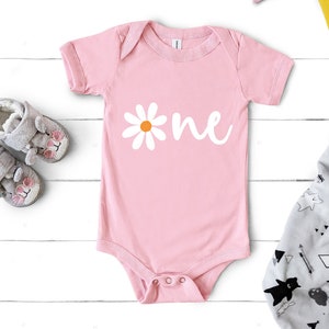 Daisy First Birthday Outfit Girl: Wild One Romper image 5