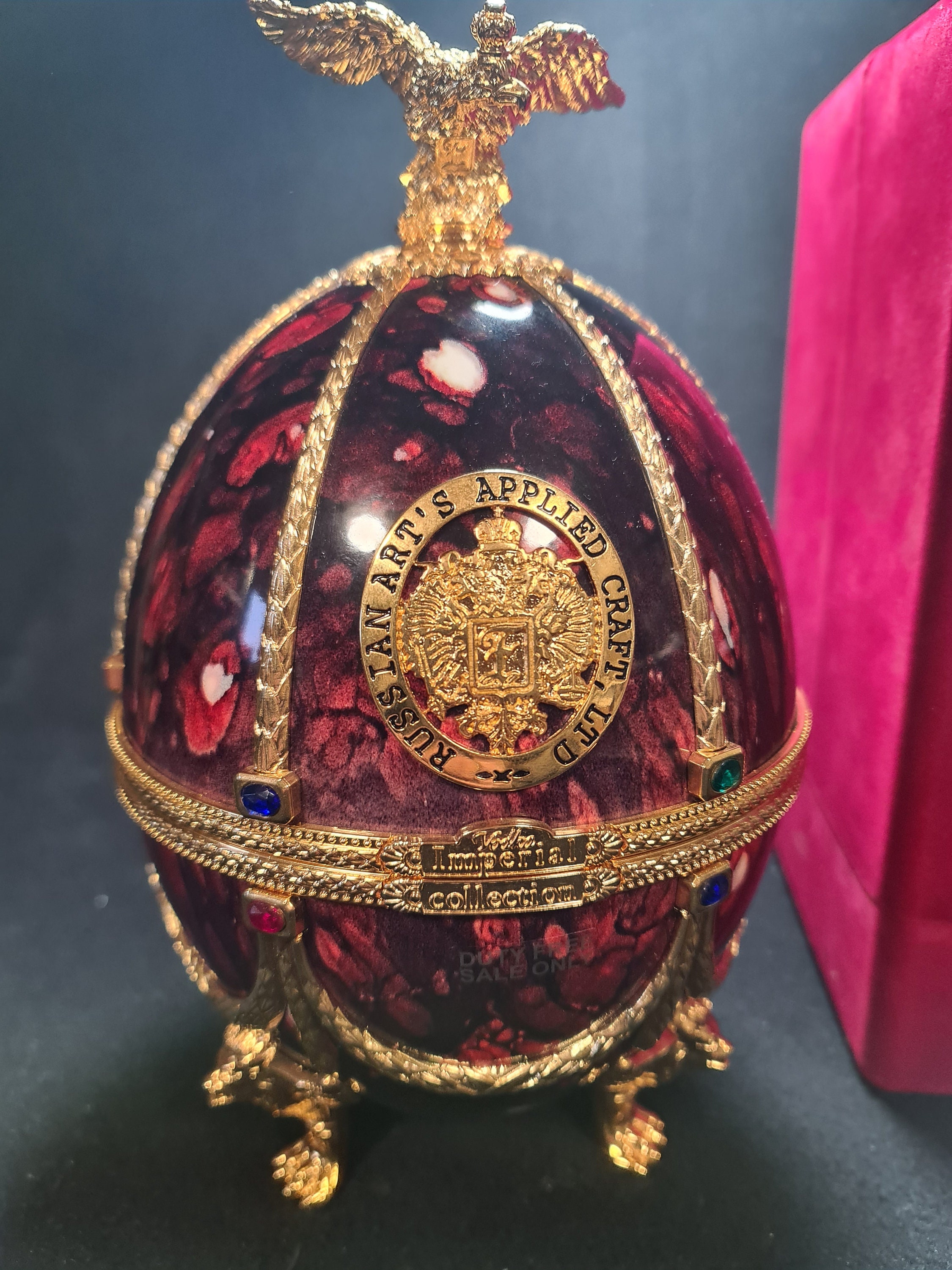 Imperial Collection Vodka Faberge and Sapphire Giftbox - Etsy