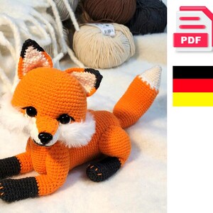 Realistische Fuchs Schnittmuster/Häkelanleitung