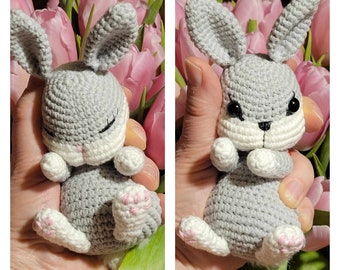 Baby bunny - Easter bunny toy amigurumi Crochet Pattern - Crochet Easter Decoration rabbit toy -  gift - rabbit