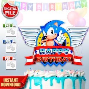 Cake topper, Digital file jpg, pdf, png