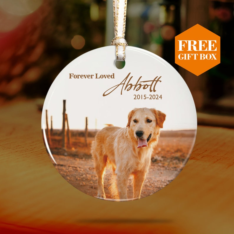 Personalized Pet Sympathy Gift, Custom Dog Ornament ,Pet Memorial Gift, Pet Loss Gift, Dog Keepsake ,Dog Name Ornament Clouds